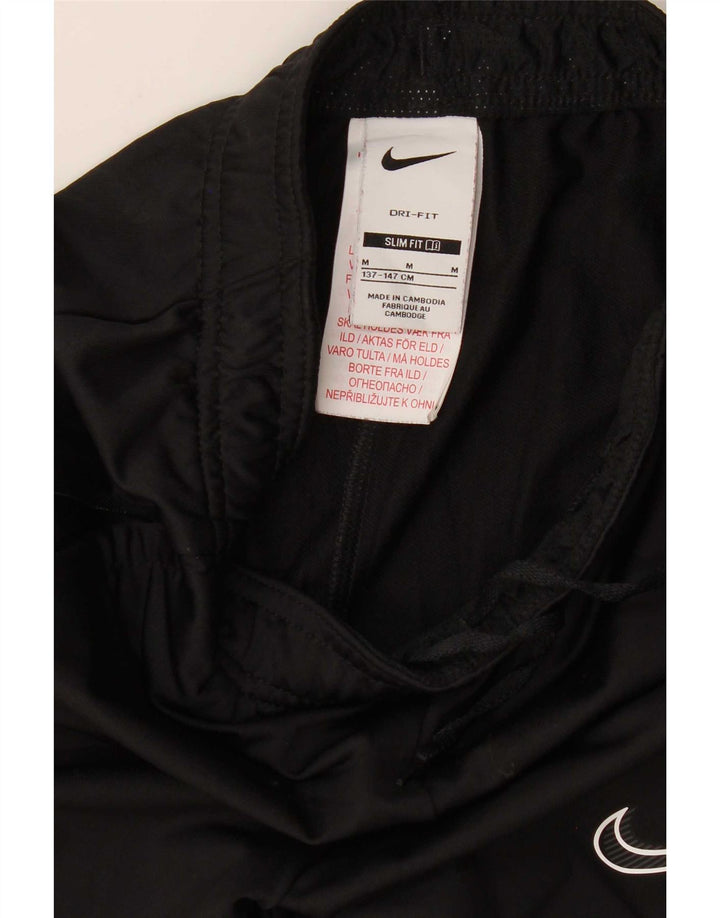 Узкие спортивные брюки Dri Fit для мальчиков Nike 10–11 лет, средние черные
