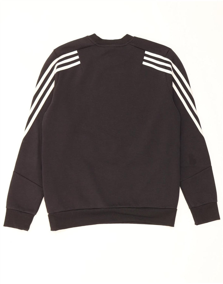 Свитшот ADIDAS для мальчиков 13-14 лет, черный хлопок