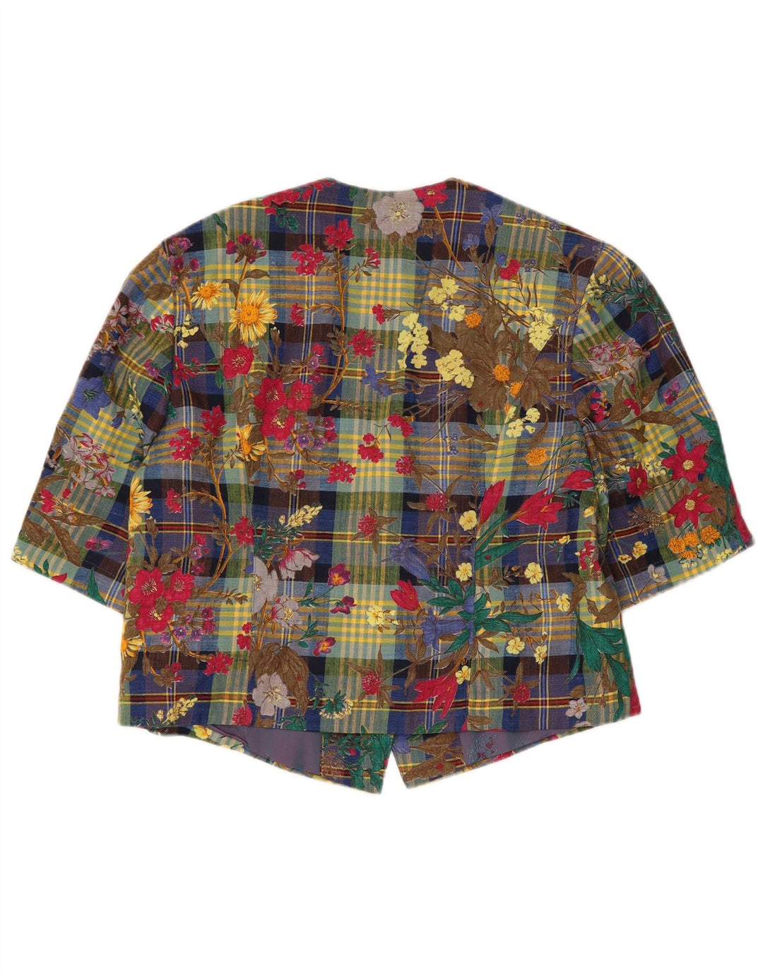 JULIUS LANG Женский пиджак на 4 пуговицах EU 40, средний разноцветный