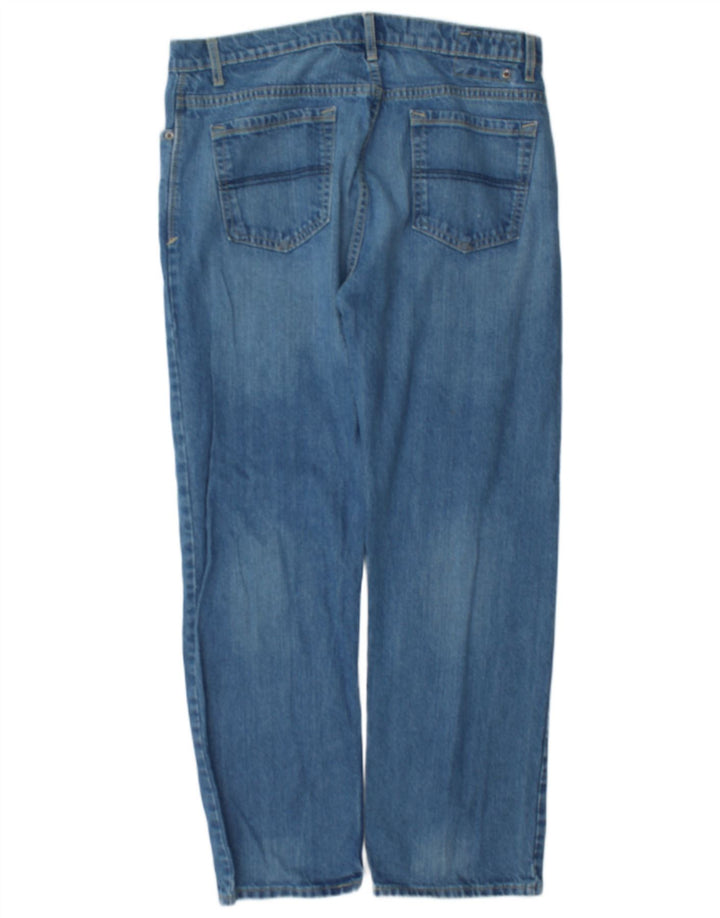 Мужские прямые джинсы Marks & Spencer Blue Harbour W36 L31, синий хлопок