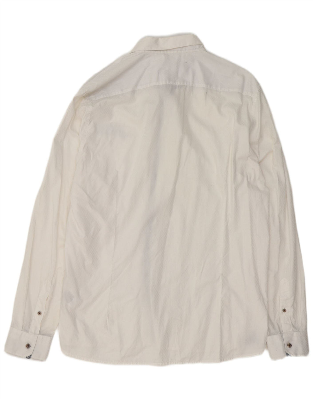 Мужская рубашка Ted Baker, размер 6, 2XL, белый хлопок