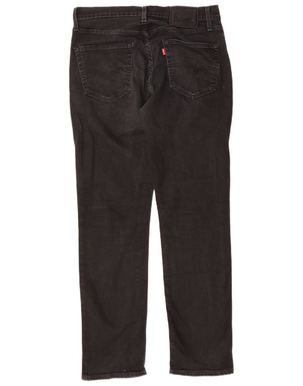 Мужские узкие джинсы LEVI'S W32 L30, черный хлопок