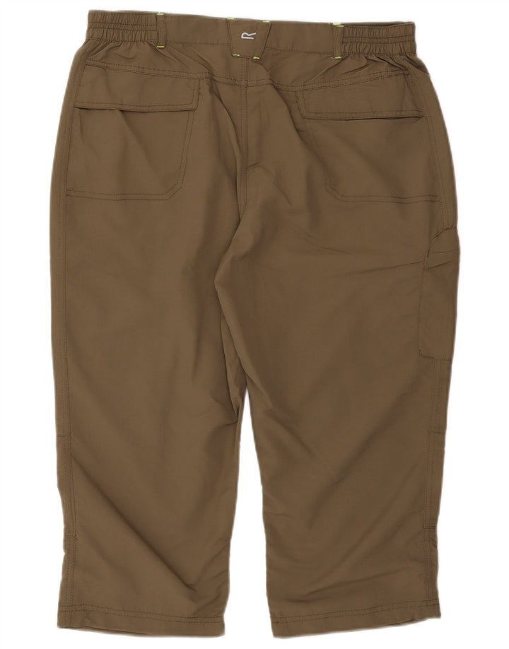 Женские капри Regatta UK 14, большие W32 L19, хаки, полиэстер