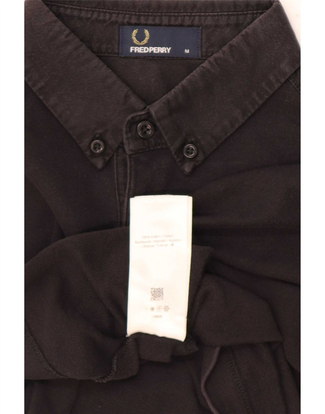 Мужская рубашка поло Fred Perry, средний черный хлопок