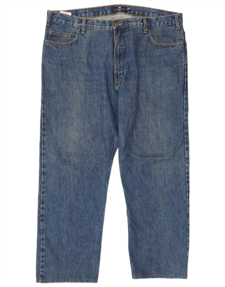 Мужские прямые джинсы Marks & Spencer Blue Harbour W40 L26, синий хлопок