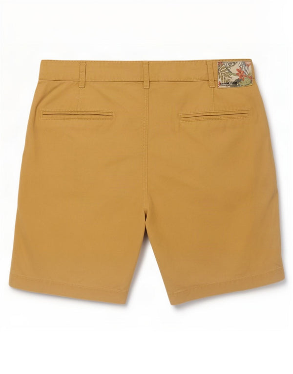 Мужские шорты чинос Zara EU 38 Small W30 Желтый лиоцелл