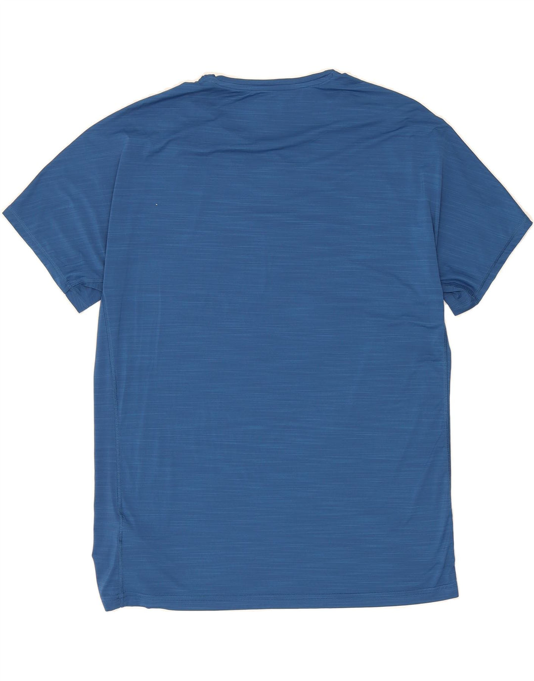 ADIDAS Mens T-Shirt Top Large Blue Nylon Vintage Adidas and Second-Hand Adidas from Messina Hembry 