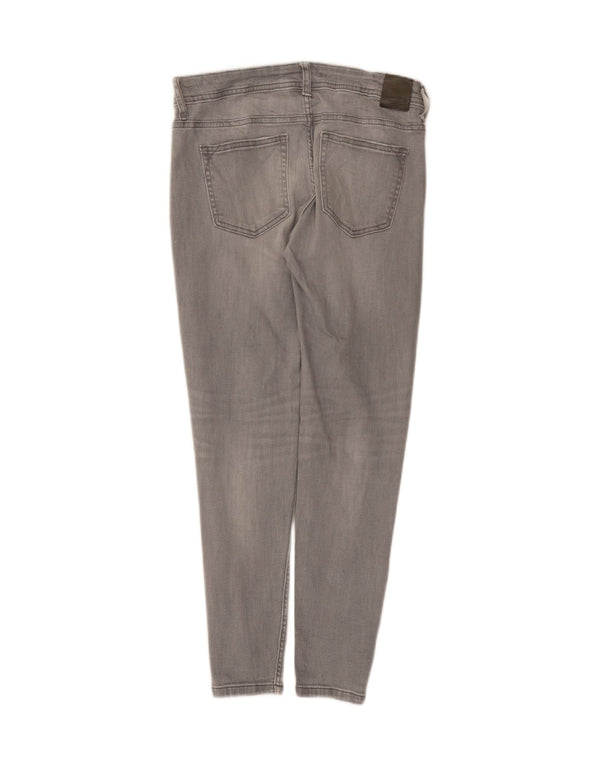 Женские джинсы скинни Zara Z1975 EU 38, маленькие W28 L27, серый хлопок