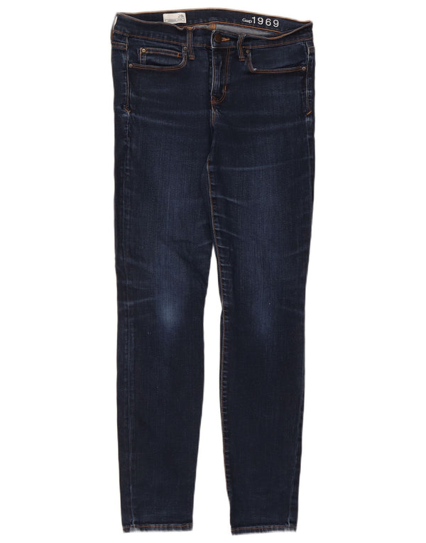 Джинсы скинни женские леггинсы Gap W28 L29 Темно-синие
