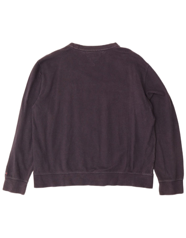 TOMMY HILFIGER Мужской свитшот с рисунком, 2XL, темно-синий, хлопок