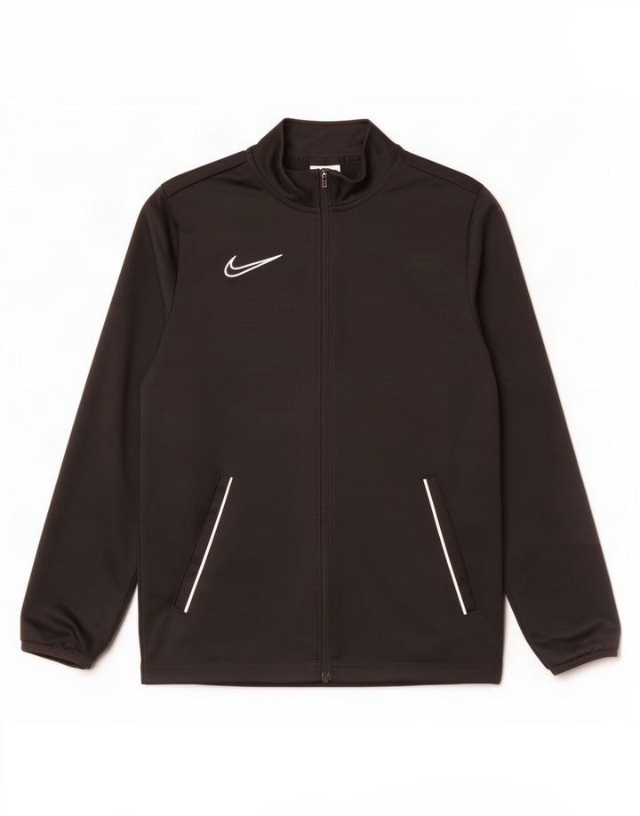 Спортивный костюм Nike для мальчиков Dri Fit, верхняя куртка, 12–13 лет, большой черный полиэстер