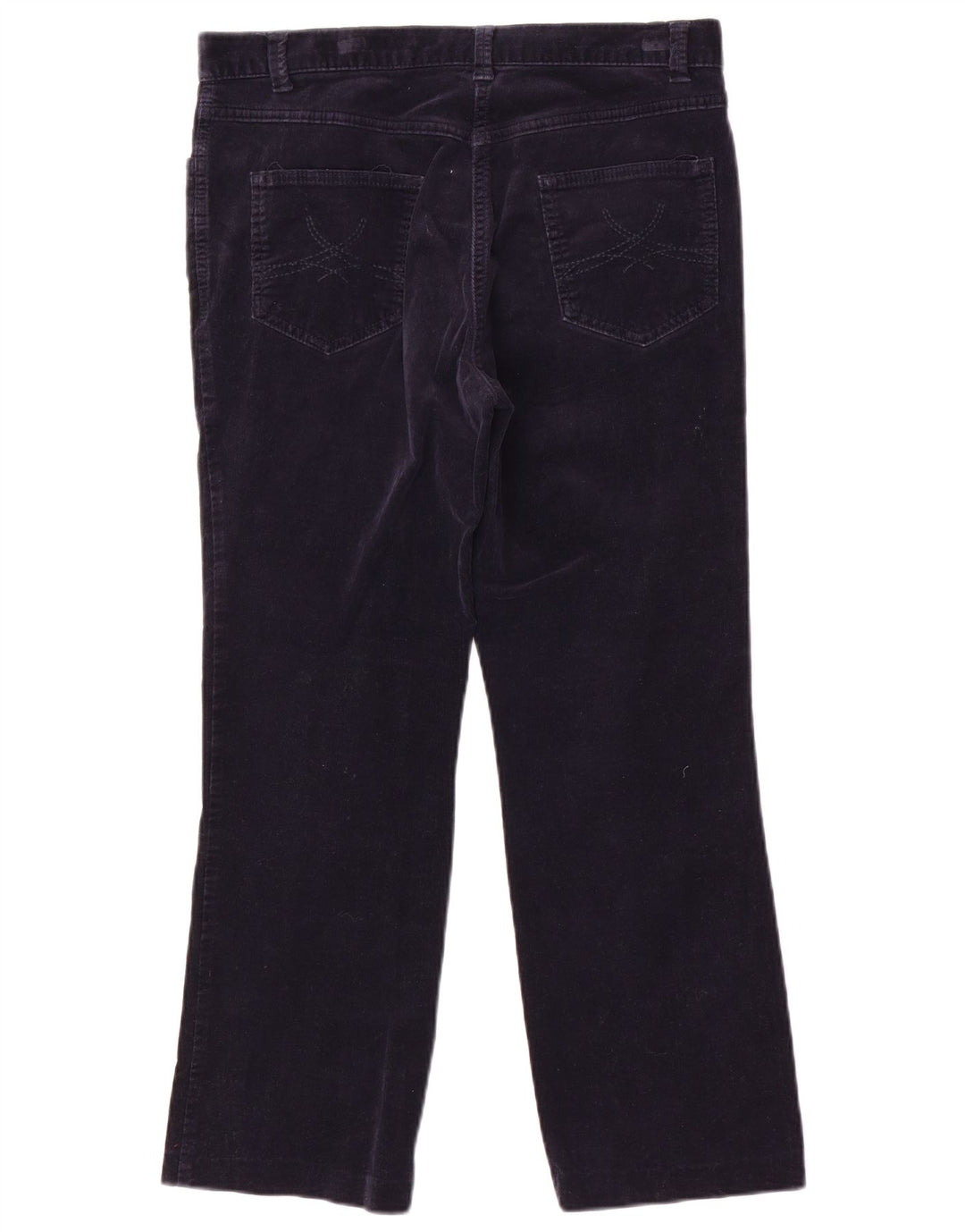 Женские укороченные брюки Marks & Spencer Bootcut UK 12 Medium W32 L25 Темно-синий B