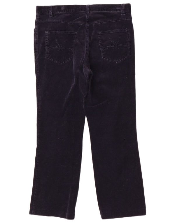 Женские укороченные брюки Marks & Spencer Bootcut UK 12 Medium W32 L25 Темно-синий B