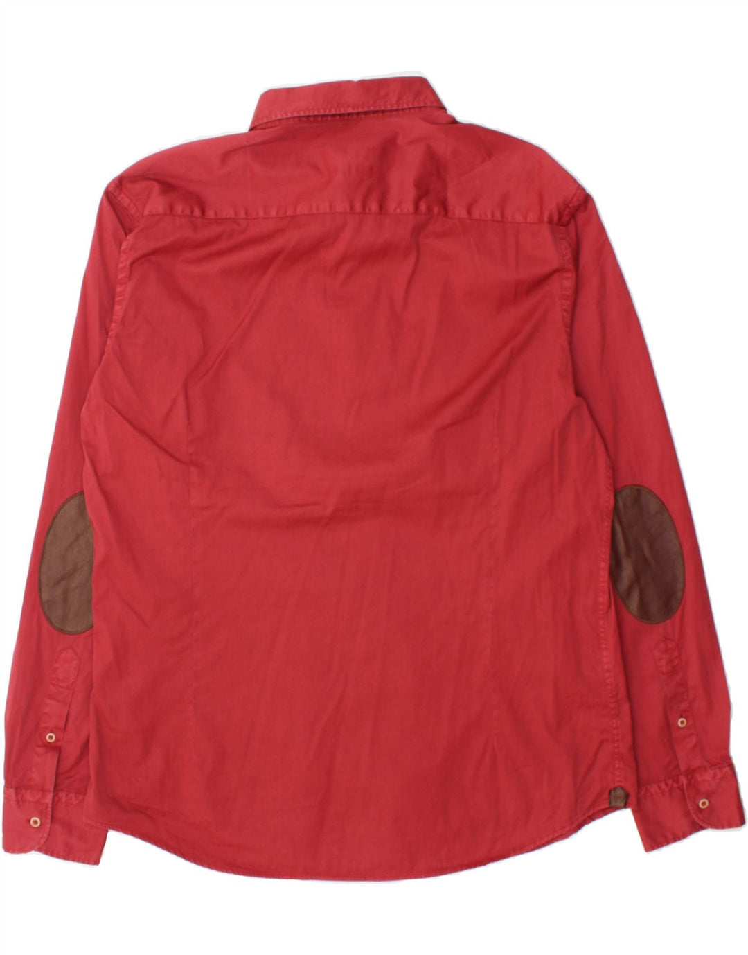 MASSIMO DUTTI Mens Shirt XL Red Cotton Vintage Massimo Dutti and Second-Hand Massimo Dutti from Messina Hembry 