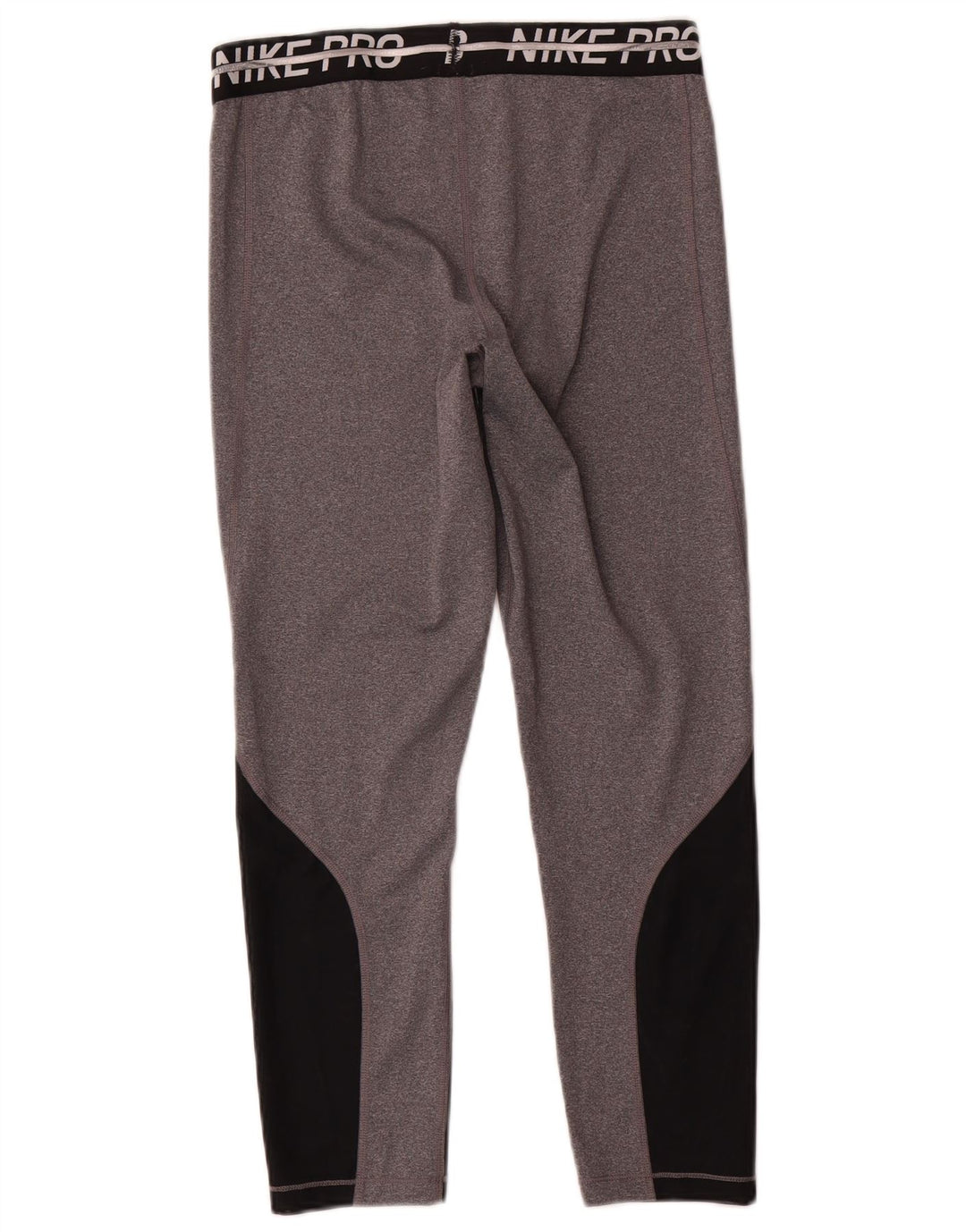 Женские леггинсы с рисунком Nike Dri Fit UK 14, средний серый цвет с цветными блоками
