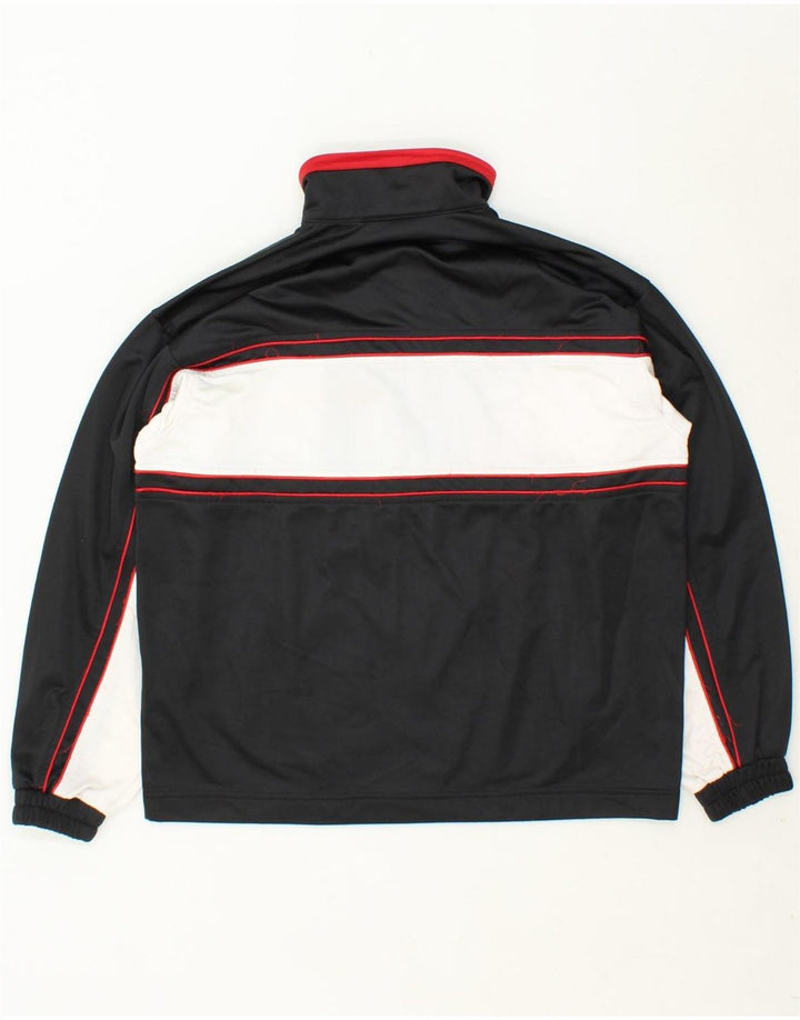FILA Boys Oversized Tracksuit Top Jacket 13-14 Years Black Colourblock Vintage Fila and Second-Hand Fila from Messina Hembry 
