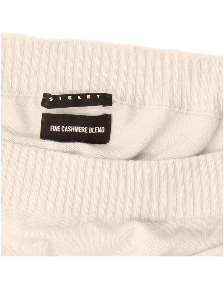 Женский джемпер с вырезом «лодочка» SISLEY, UK 10, маленький, серый, полиамид