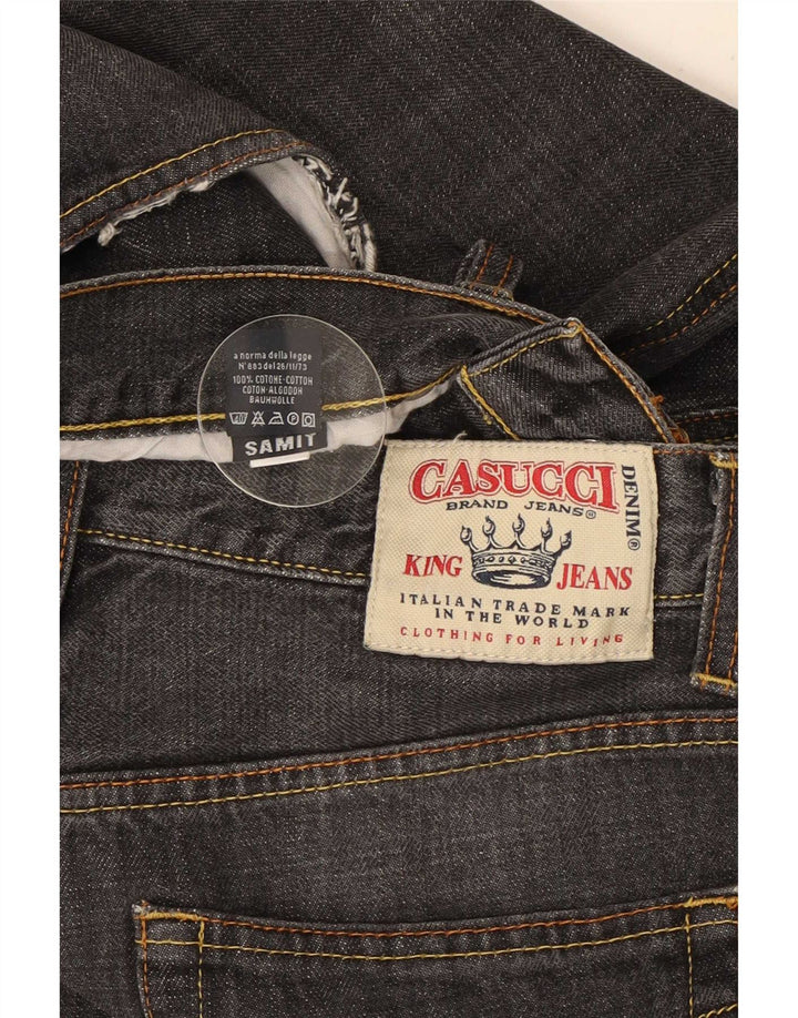 Мужские прямые джинсы Casucci IT 46 Small W32 L31 Черный хлопок