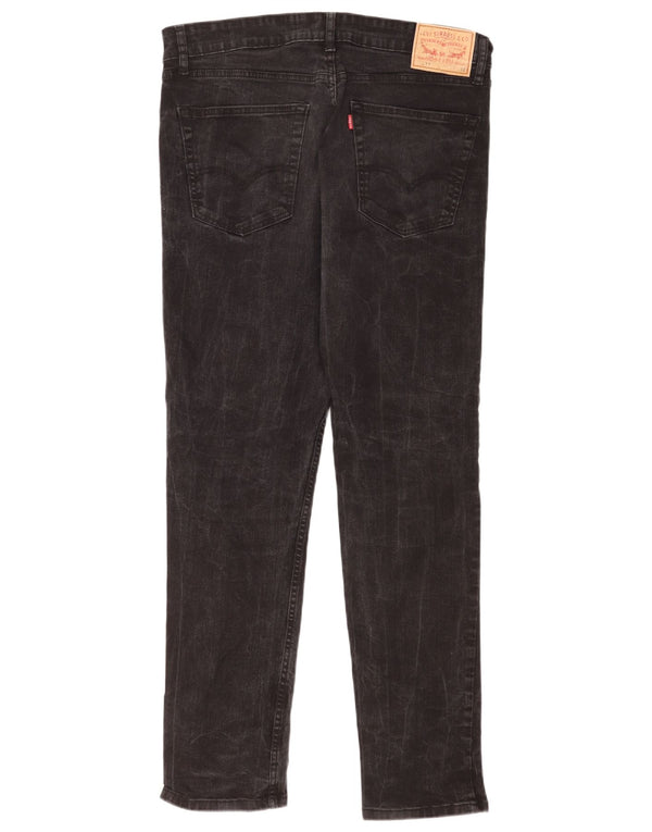 Мужские джинсы Levi's 511 Slim W34 L32, черный хлопок