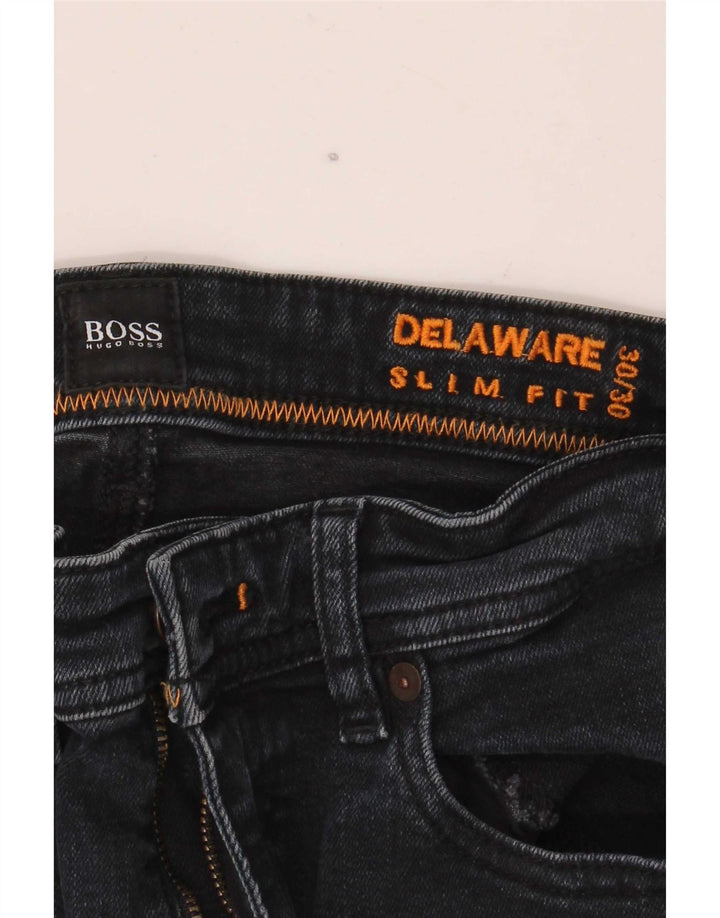 Мужские джинсы Hugo Boss Delaware Slim W30 L30 черные