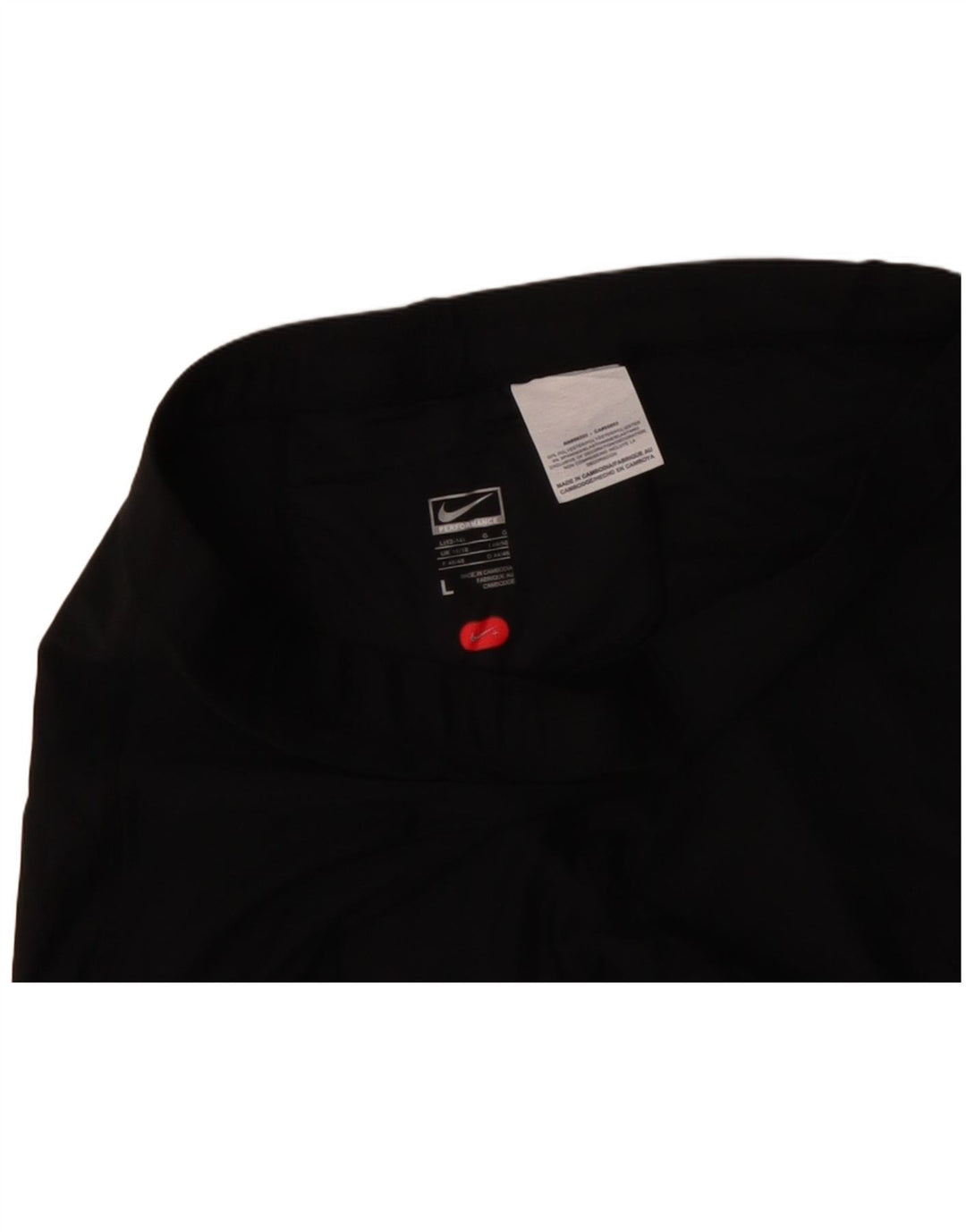 Женские спортивные шорты-бермуды NIKE UK 14/16, большие черные из полиэстера