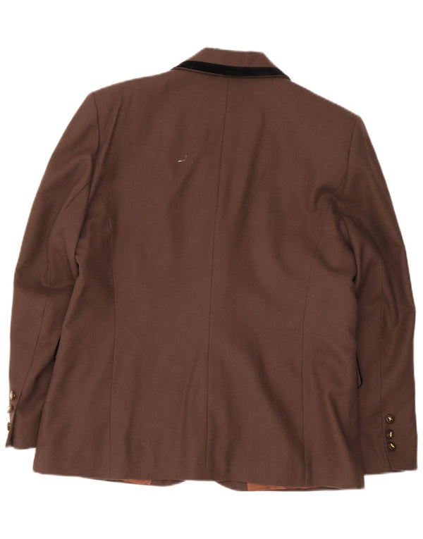 Женский пиджак Dorene на 2 пуговицах, Великобритания, 18 XL, коричневый, новая шерсть