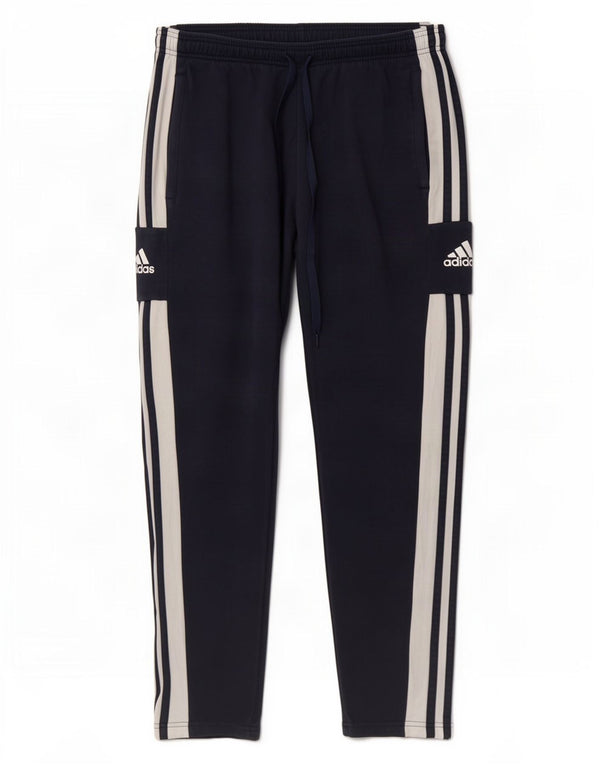 Мужские спортивные брюки Adidas Primegreen, большие темно-синие цветные блоки