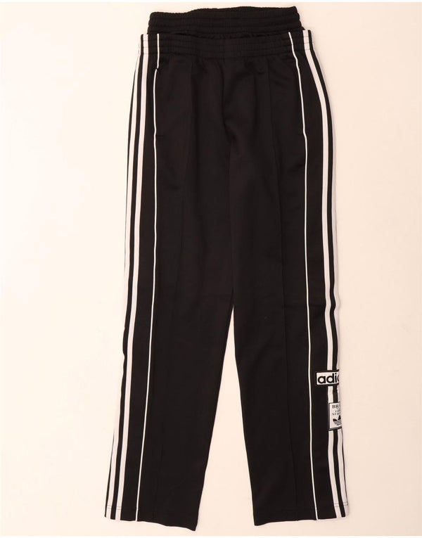 Женские спортивные брюки Adidas с графическим рисунком UK 4/6 XS, черный хлопок
