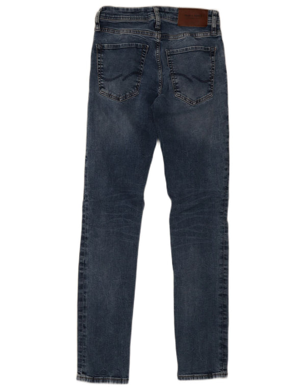Мужские узкие джинсы Jack & Jones GLENN W27 L32, синий хлопок