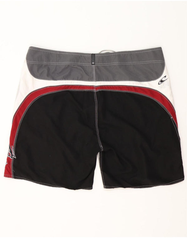 O'NEILL Мужские шорты для плавания с рисунком 2XL, серые, полиэстер с цветными блоками