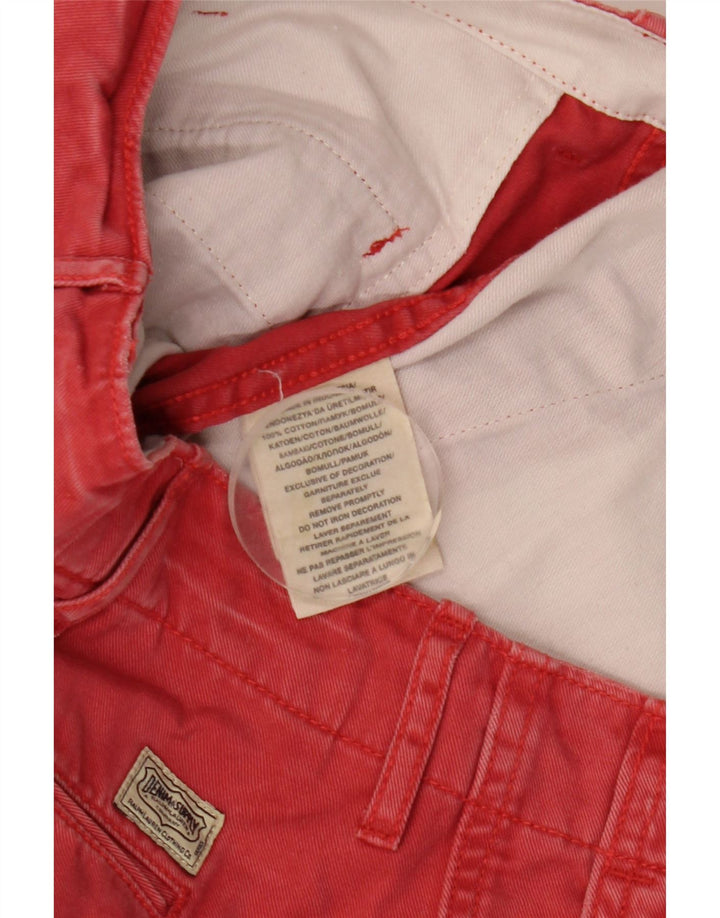 Мужские шорты чинос Denizen Ralph Lauren W32, средний красный хлопок, хлопок