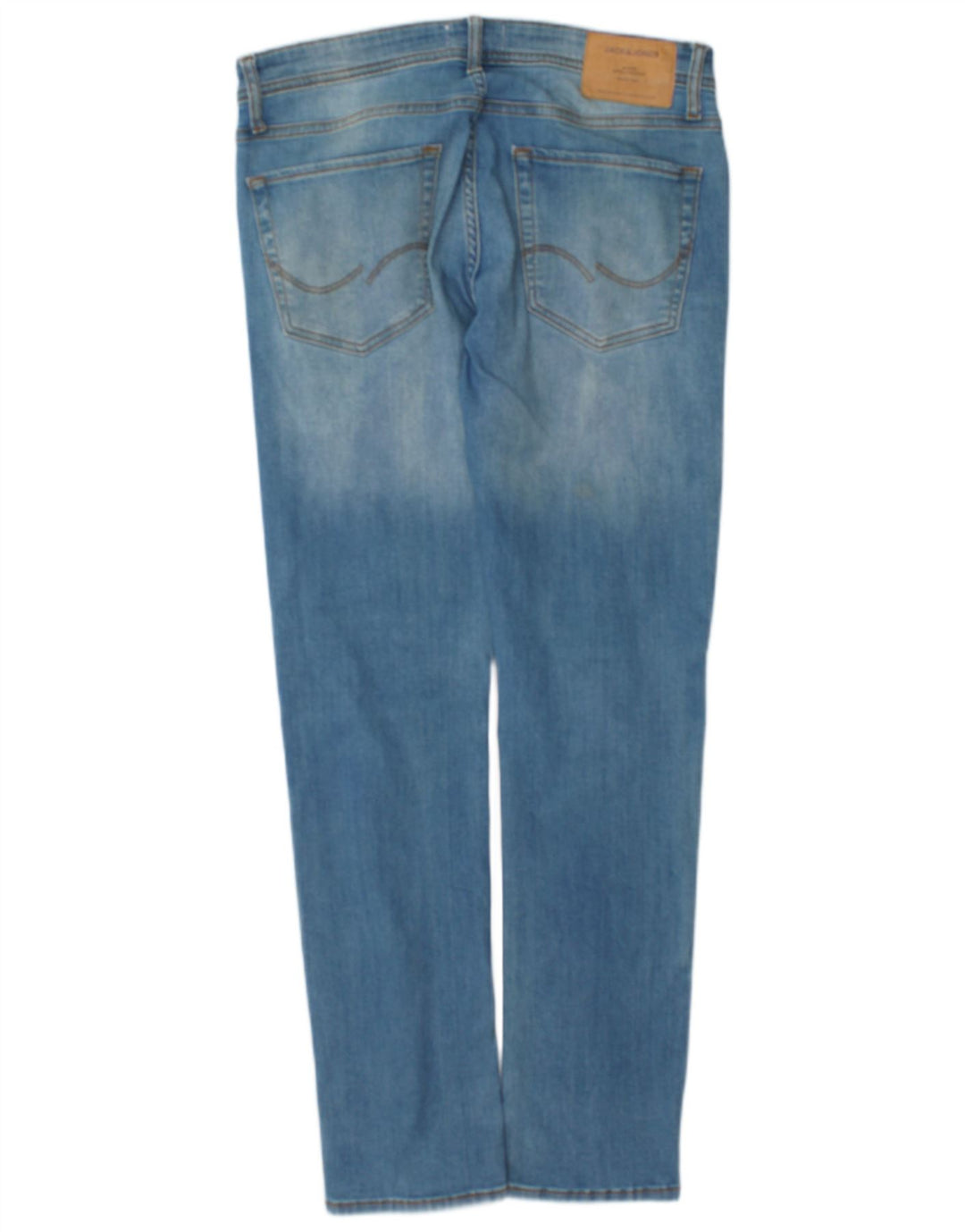 Мужские узкие джинсы Jack & Jones W32 L32 синие, хлопок
