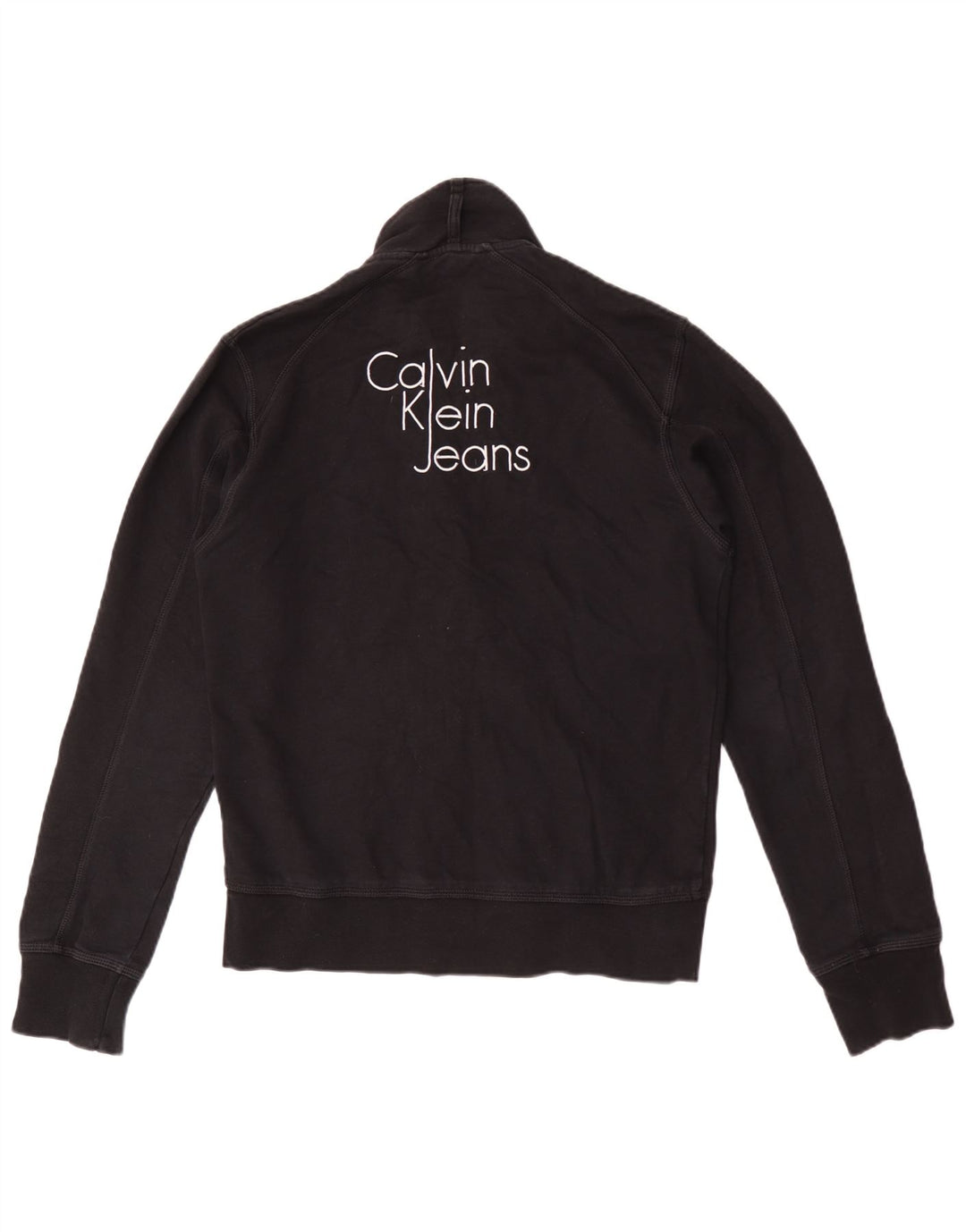 Calvin Klein Jeans Мужская спортивная куртка с графическим рисунком, большая черная куртка