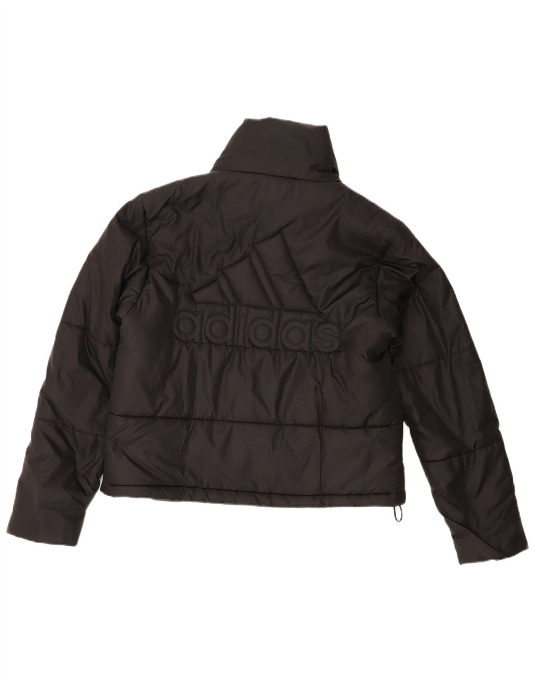 Женская утепленная куртка Adidas Oversized с графическим рисунком UK 4/6 XS, черный полиэстер