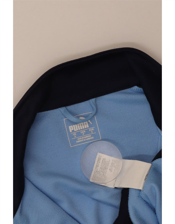 Женский спортивный костюм PUMA Borussia Top Jacket UK 10, маленький синий с цветными блоками