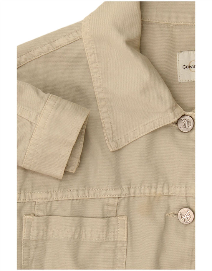 Женская джинсовая куртка Calvin Klein UK 14 Medium Beige