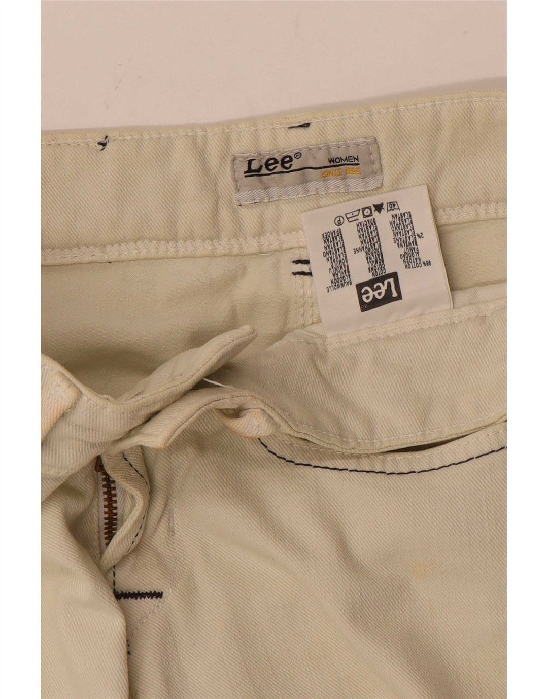 Женские джинсы Lee Amy Slim W27 L33 Off White, хлопок