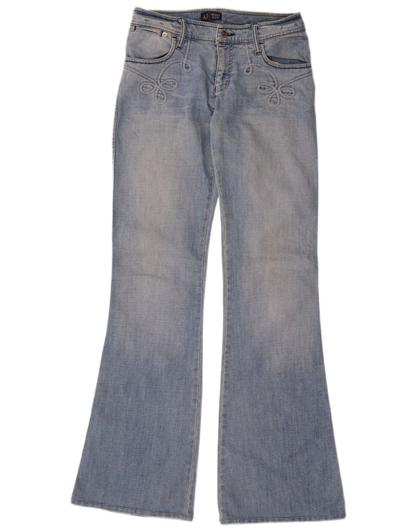 Женские расклешенные джинсы Armani W29 L35 синие