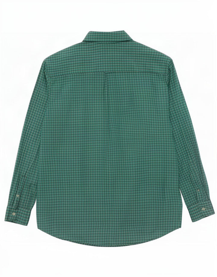 Мужская рубашка Chaps для высоких 3XL, зеленая клетка, хлопок