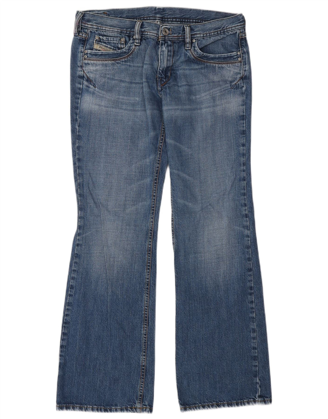 Женские джинсы Diesel Bootcut W28 L30 синие, хлопок
