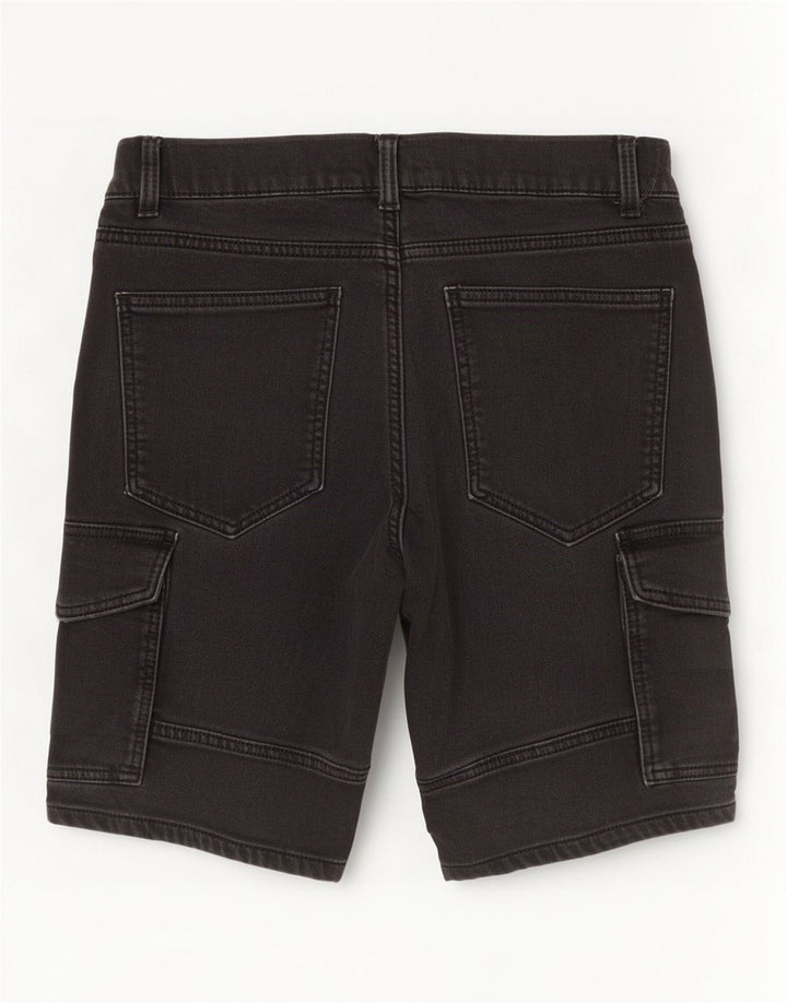 Мужские джинсовые шорты карго Zara EU 42, большие, W32, серые, хлопок