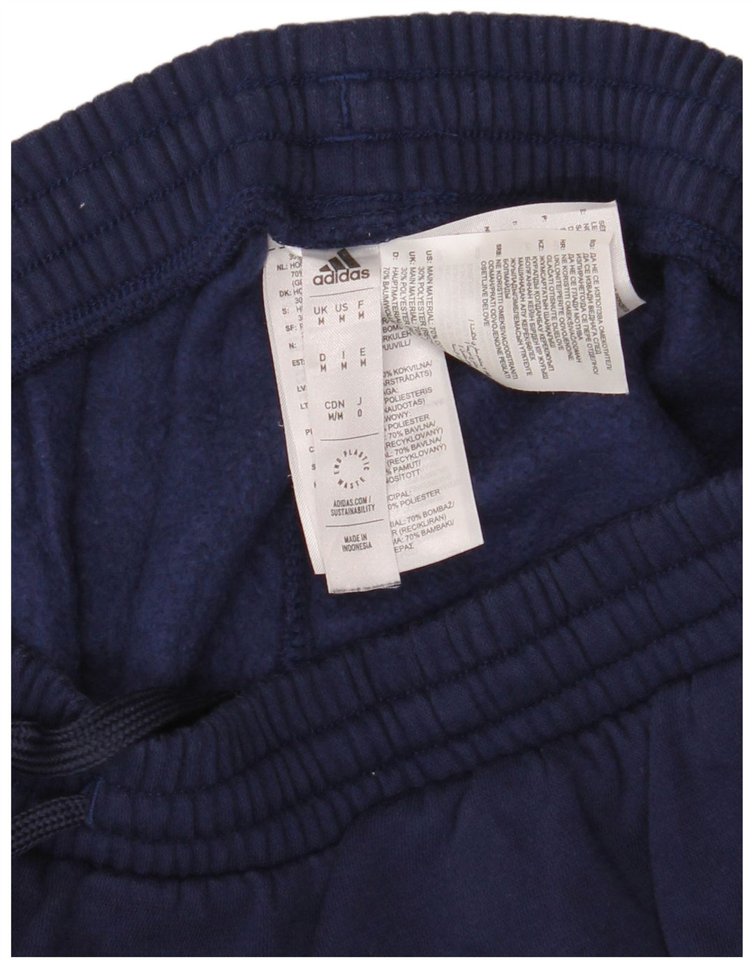 Мужские спортивные брюки ADIDAS, джоггеры, средний темно-синий, хлопок