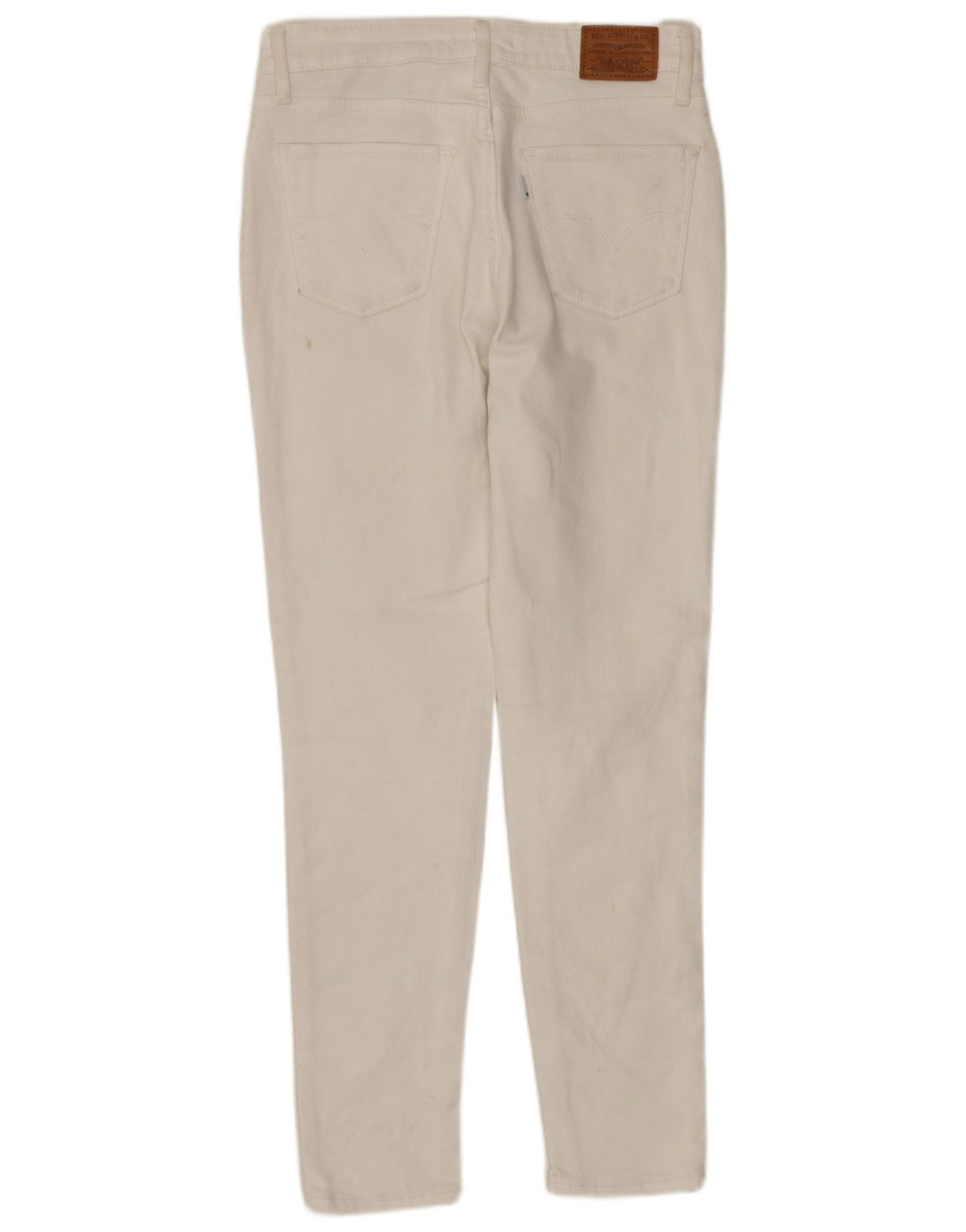 Женские джинсы скинни LEVI'S 721 с высокой посадкой W28 L27, белый хлопок