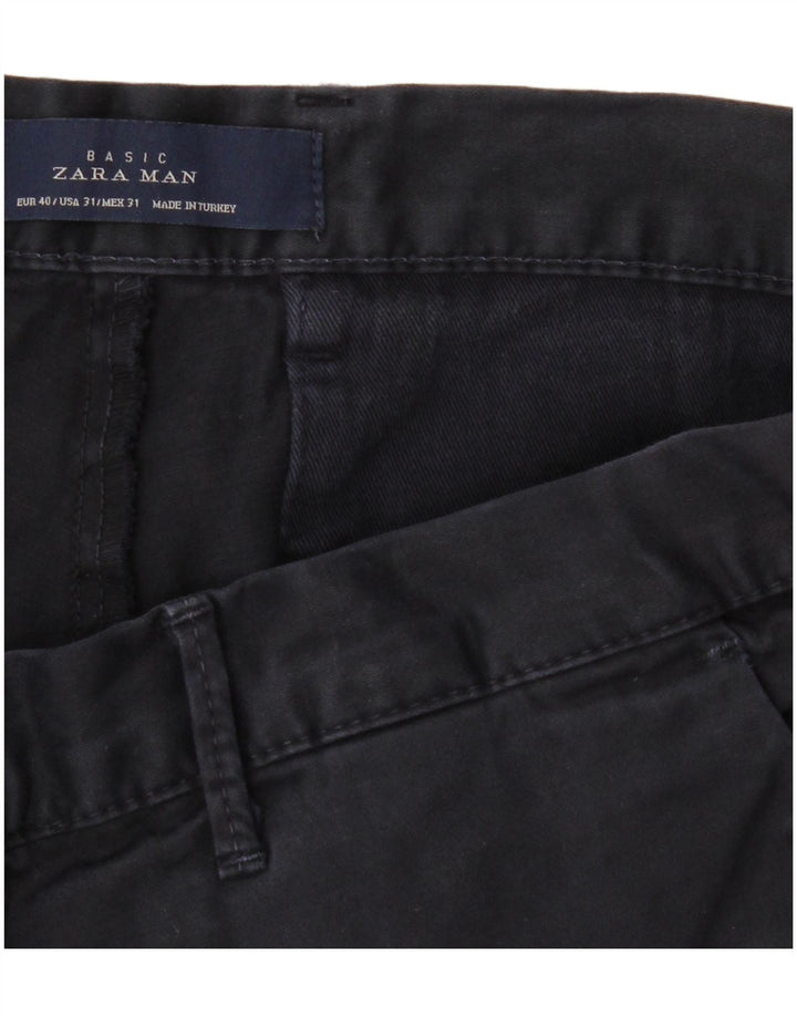 Мужские брюки-чиносы ZARA EU 40 Medium W31 L32 Темно-синие