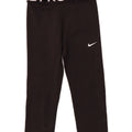 Леггинсы с рисунком Nike Dri Fit для девочек 10–11 лет, средний черный, полиэстер