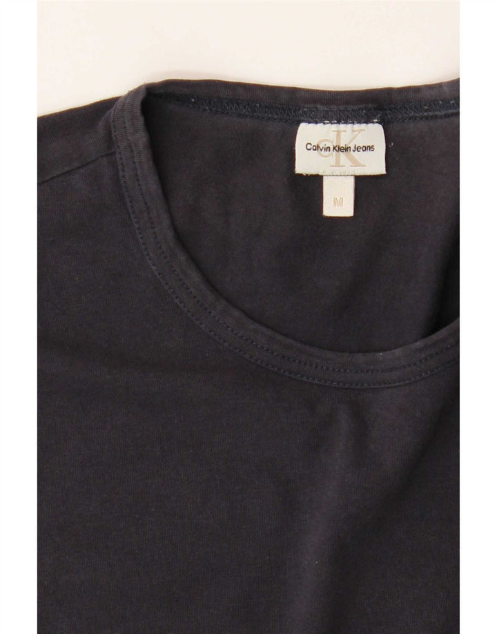 Calvin Klein Jeans Мужской топ с длинным рукавом среднего темно-синего цвета
