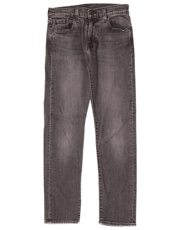 Мужские узкие джинсы Levi's W30 L32 Серые хлопковые