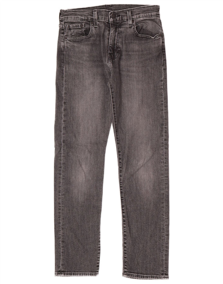 Мужские узкие джинсы Levi's W30 L32 Серые хлопковые