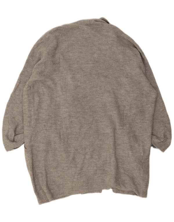 Женский удлиненный кардиган с рукавами 3/4 Jack Wills UK 12, средний серый цвет