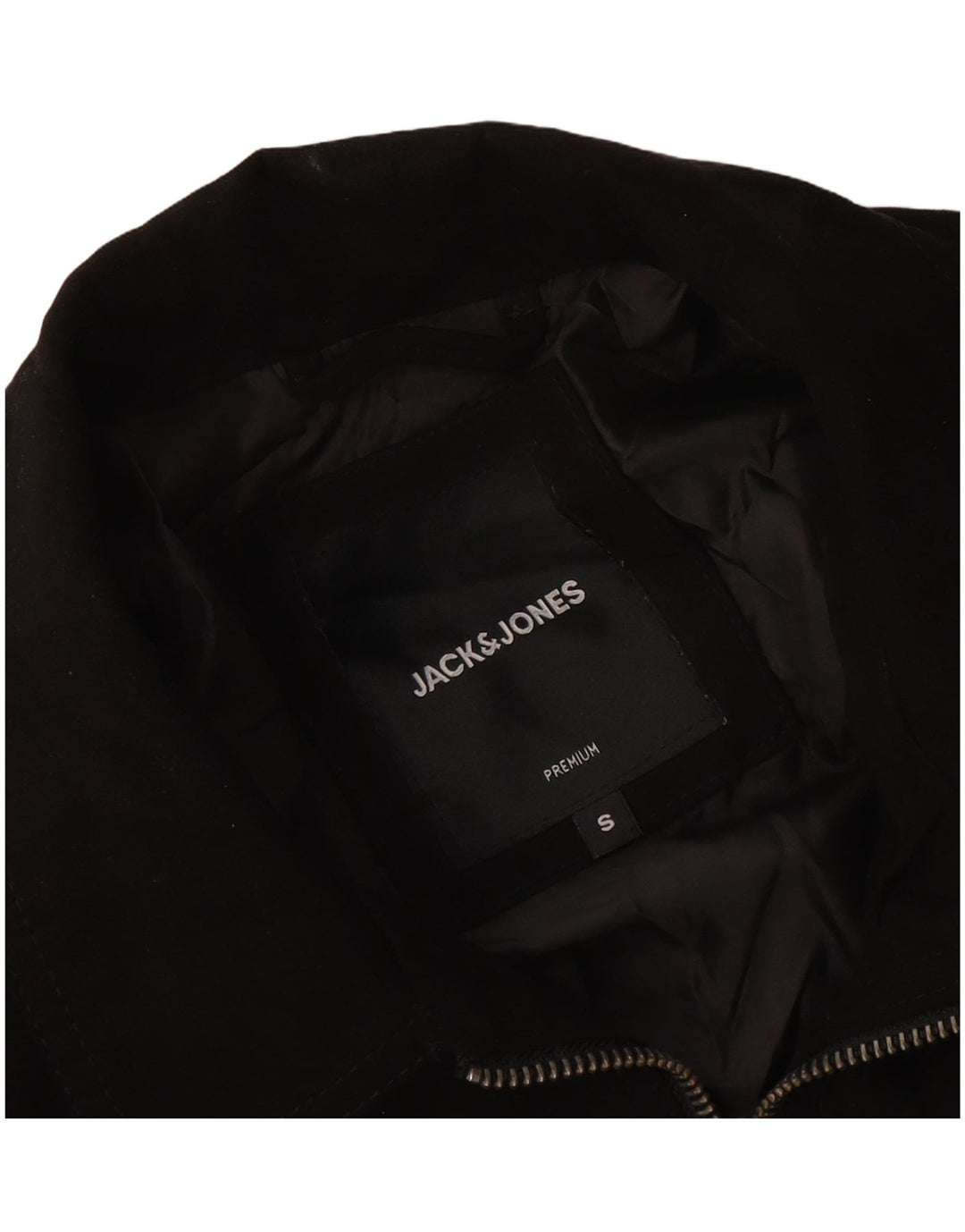 Мужская куртка Jack & Jones UK 36, маленькая, черная